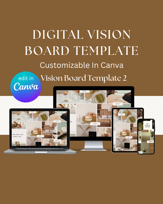 Digital Vision Board Templates