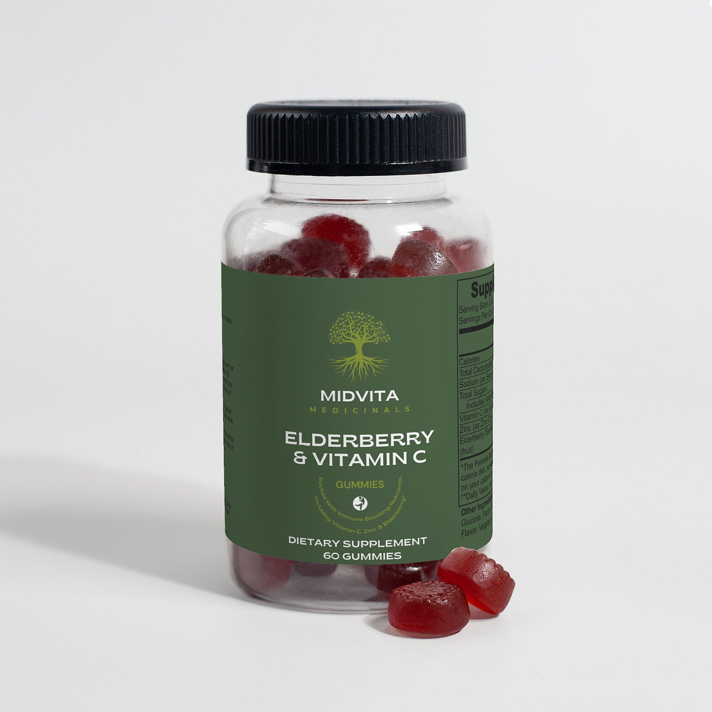 Vitamin C Gummies With Elderberry & Zinc