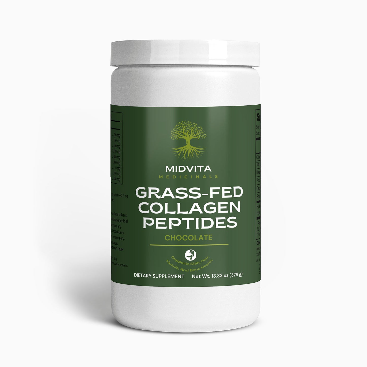 Grass-Fed Collagen Peptides Powder (Chocolate)