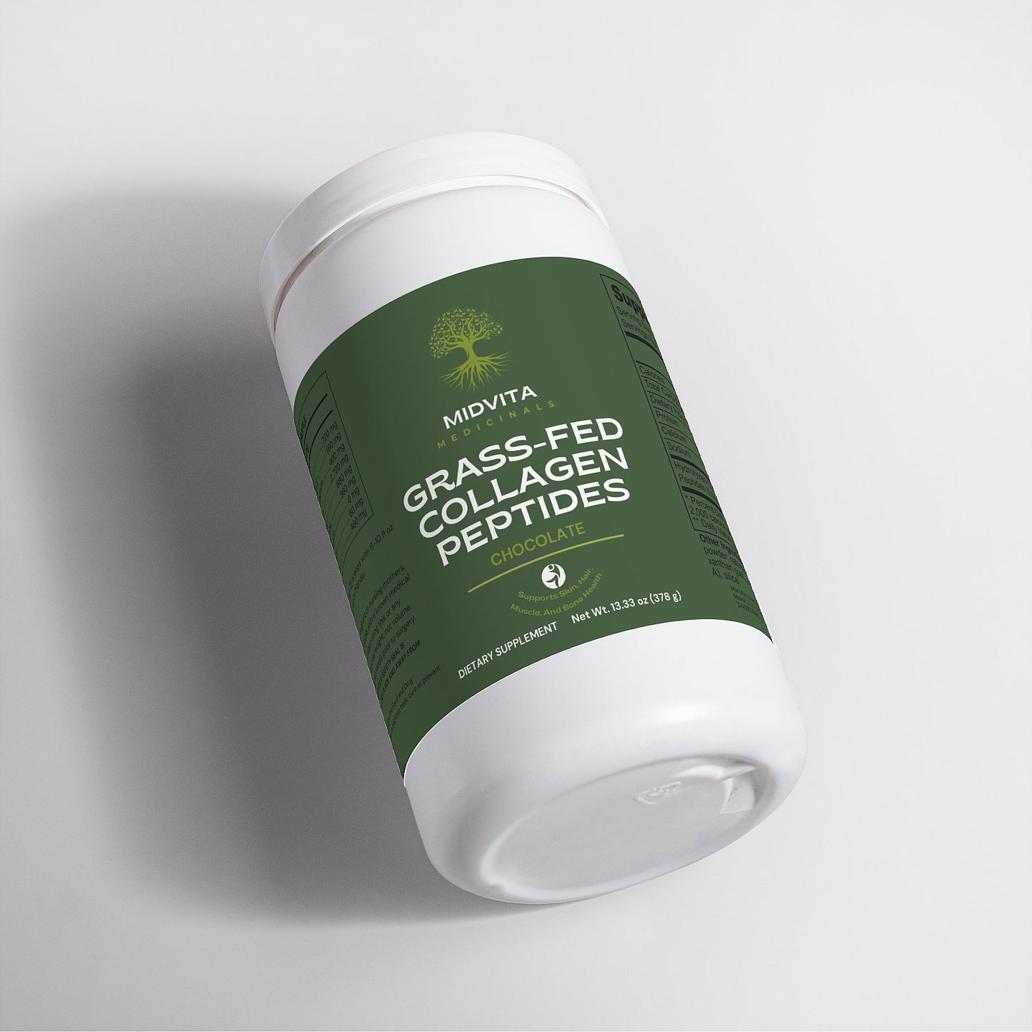 Grass-Fed Collagen Peptides Powder (Chocolate)