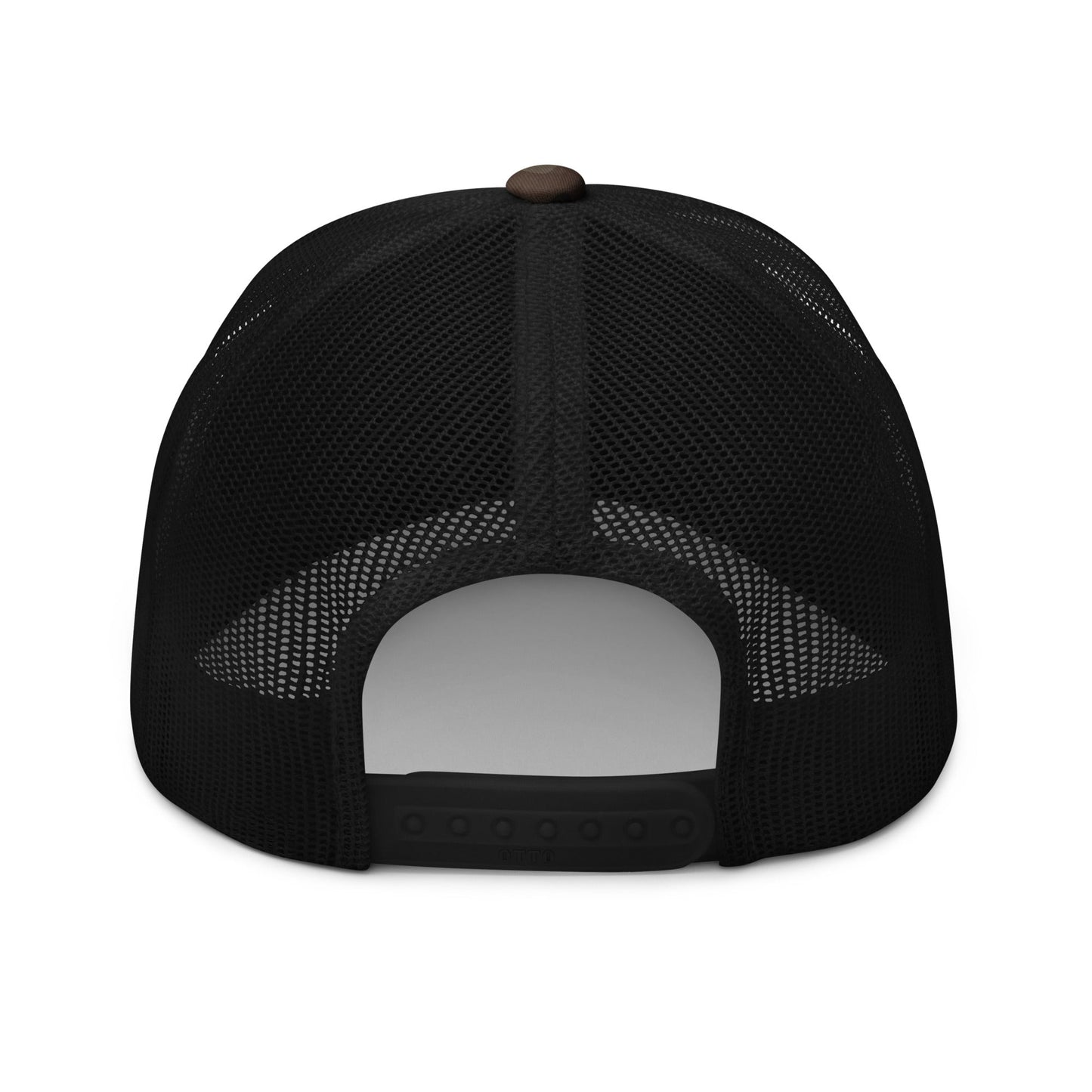 Harris Waltz Camouflage Baseball Cap - White, Black & Dark Golden Rod Patch