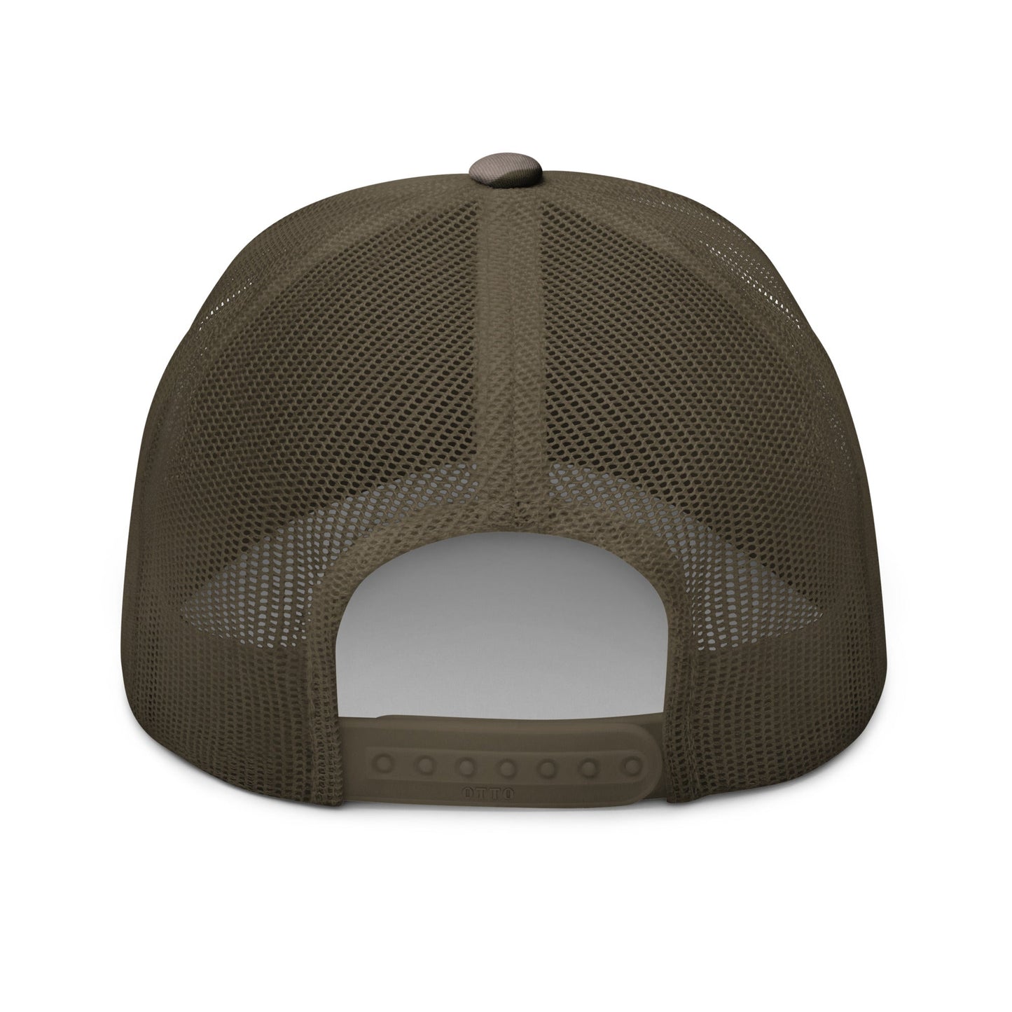 Harris Waltz Camouflage Baseball Cap - White, Black & Dark Golden Rod Patch