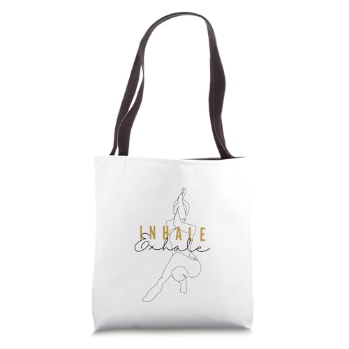 Inhale Exhale Tote Bag