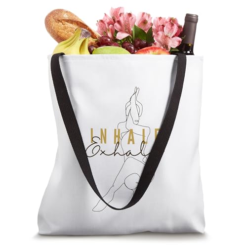 Inhale Exhale Tote Bag