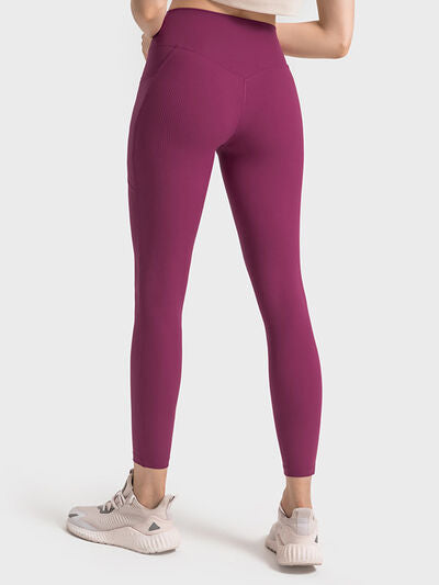 Double Take Wide Waistband Leggings